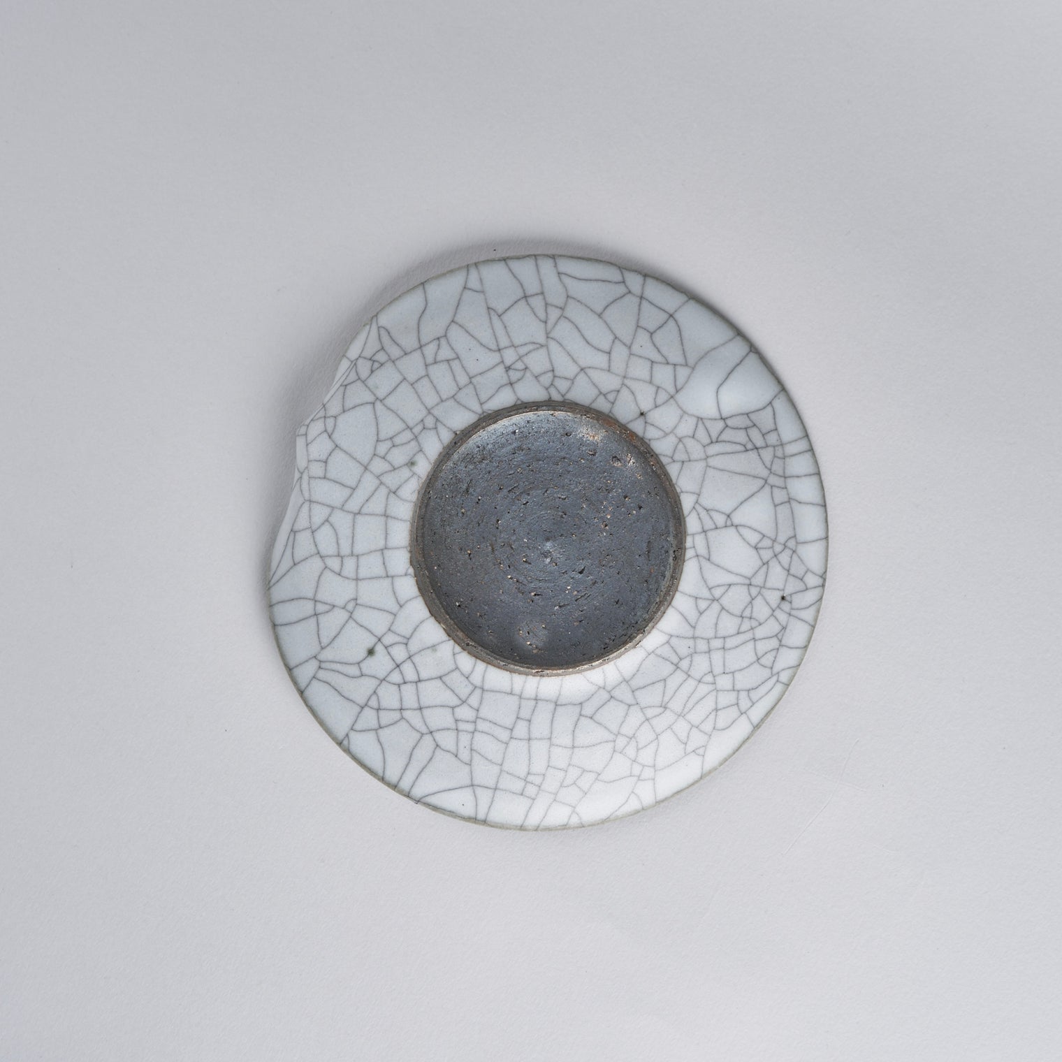 Charcoal Single-sided 5-inch Plate, 15.5cm x 15.5cm x H3cm, Design by Takada San