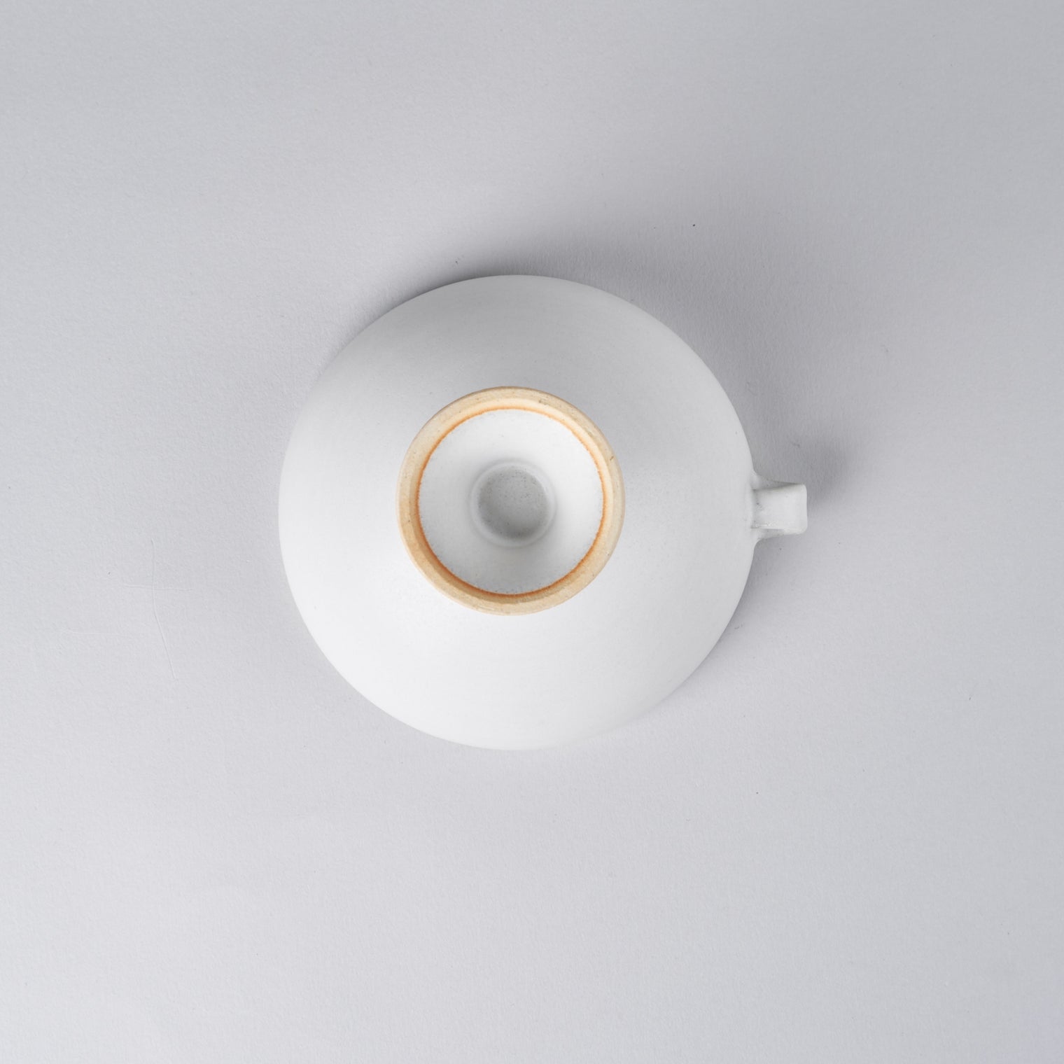 Matte White Soup Bowl with High Feet, 12.4cm x 13.8cm x H7.2cm, 190cc, Design by Kuroki San