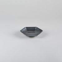 Kanezen Gama Six Sided Wooden bowl, 10.5cm x 8.7cm x H2.3cm