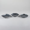 Kanezen Gama Six Sided Wooden bowl, 10.5cm x 8.7cm x H2.3cm