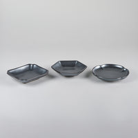 Kanezen Gama Six Sided Wooden bowl, 10.5cm x 8.7cm x H2.3cm