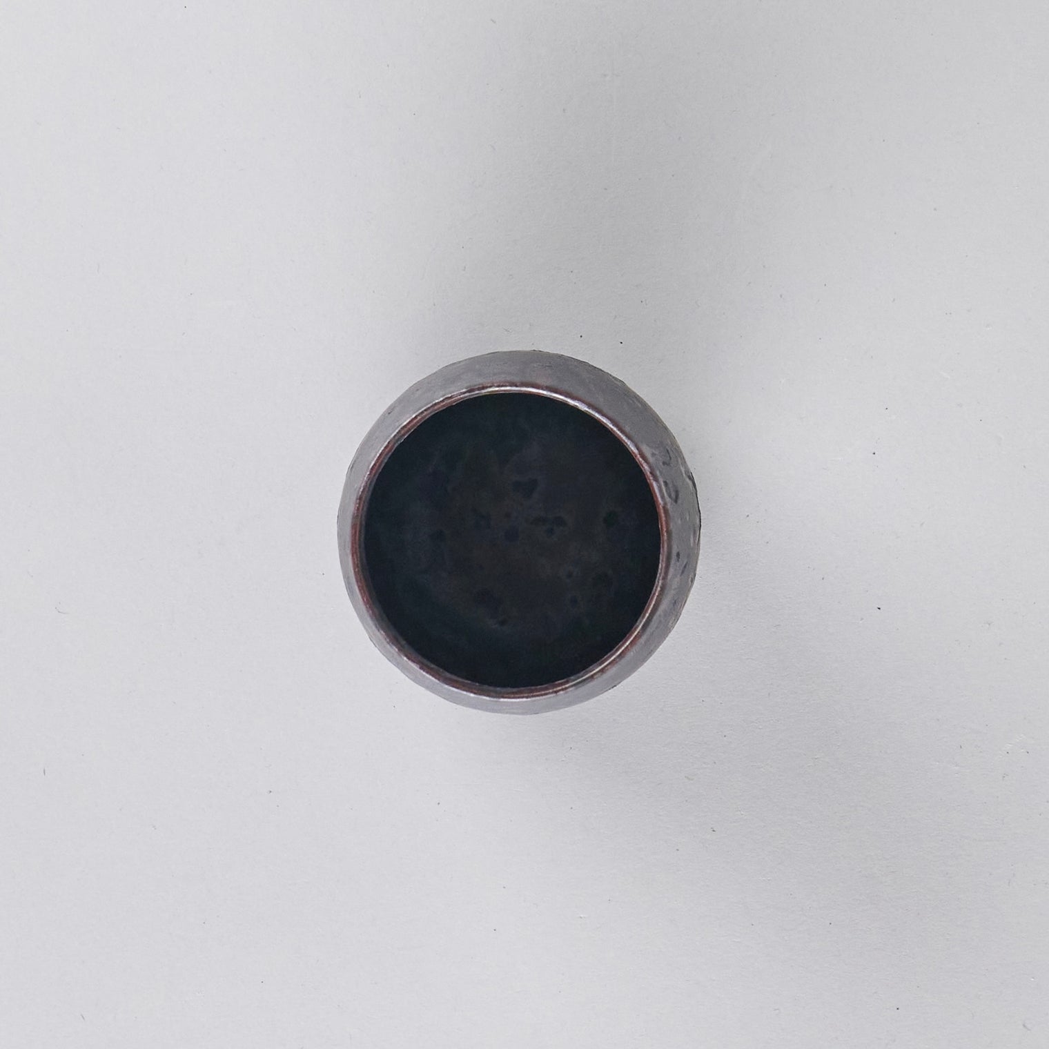 Kanezen Gama Balloon cup, black rust, large size, D7.7cm x H9cm, 320ml