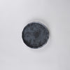 Kanezen Gama Sixteen-sided Plate Black Rust Squeezed Mat 15.5cm x H2cm