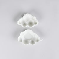 224 Porcelain Cloud nine lidded container M, W13cm x H5cm