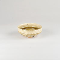 Okamoto Shuichi Green Flower Bowl (Wood Fired)