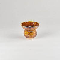 Okamoto Shuichi Candy Brown Rinka Tall Bowl (Wood Fired)