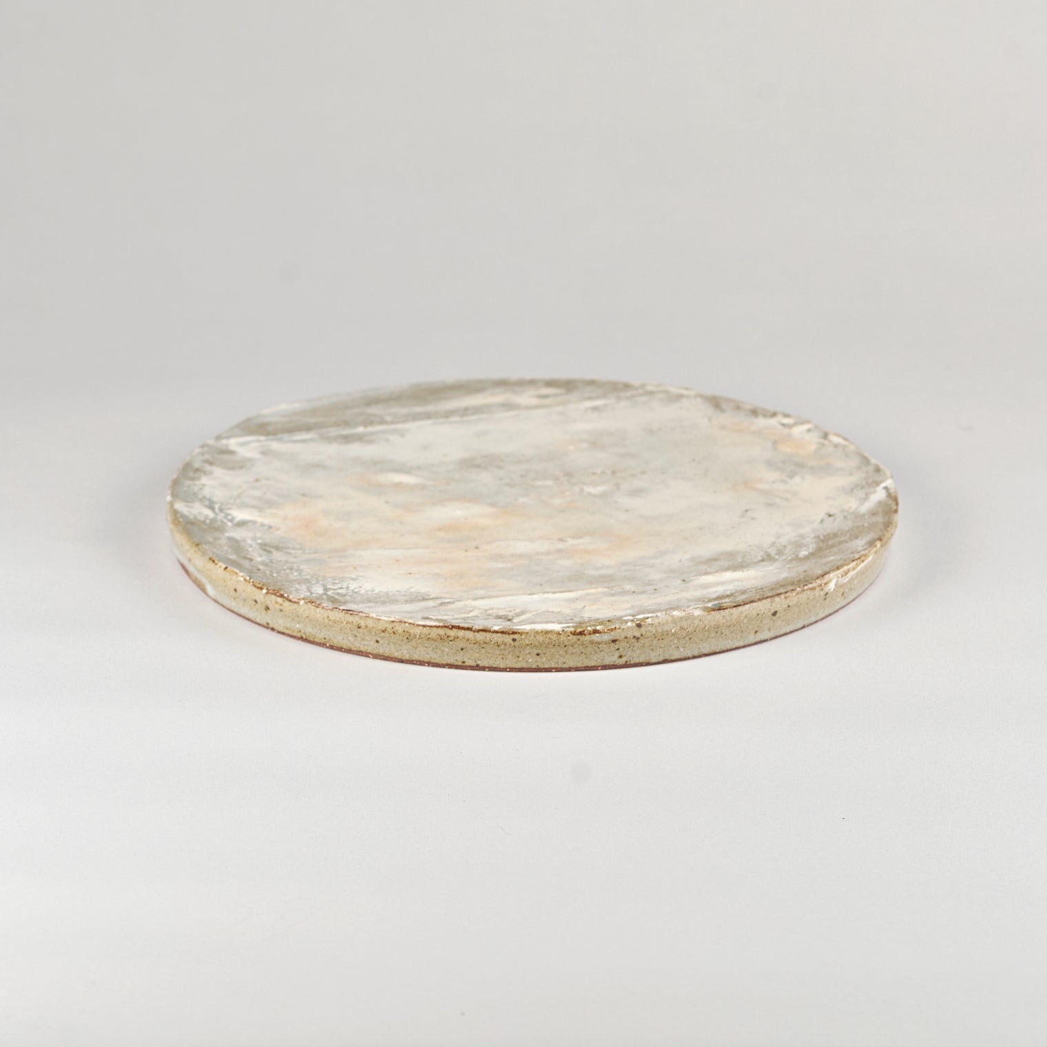 Jang Hun Seong Brush Glaze Round Plate Large, 23.5 x 1.5cm