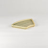 Jang Hun Seong Fan Pattern Plate in Green, 19.5 x 11.7 x 2cm