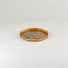 Jang Hun Seong Octagon Pattern Plate in Candy Brown, 15.5 x 15.5 x 1.7cm