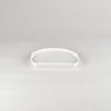 Jang Hun Seong Half-Moon Pattern Plate in White, 18 x 14.8 x 1.5cm