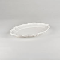 Usukiyaki, Oval Plate Small, White