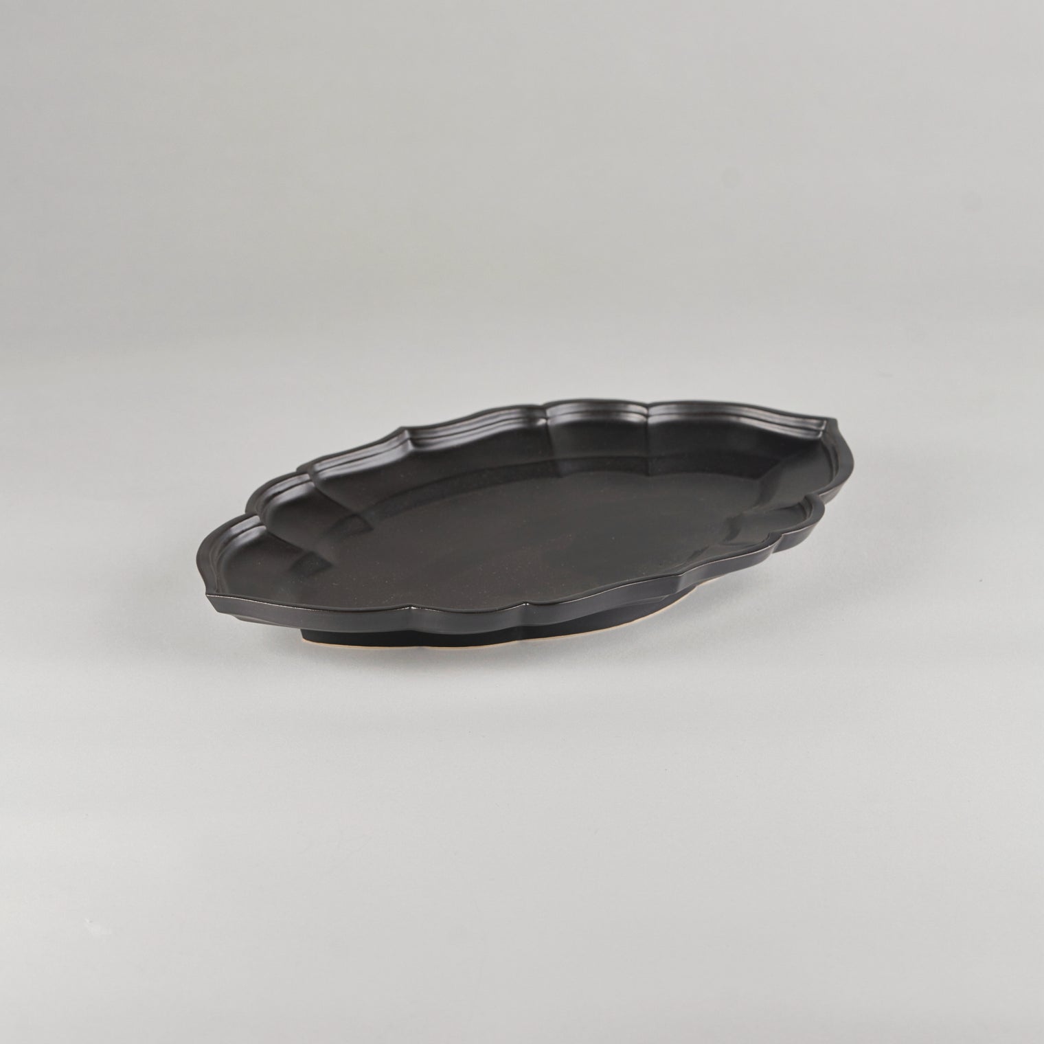 Usukiyaki, Oval Plate Small, Black
