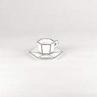 Carte Blanche Espresso Cup with Saucer by Annebet Philips