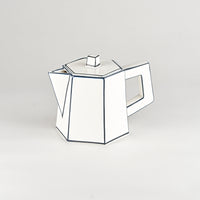Carte Blanche Tea Pot by Annebet Philips