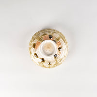 Okamoto Shuichi Green Flower Bowl (Wood Fired)