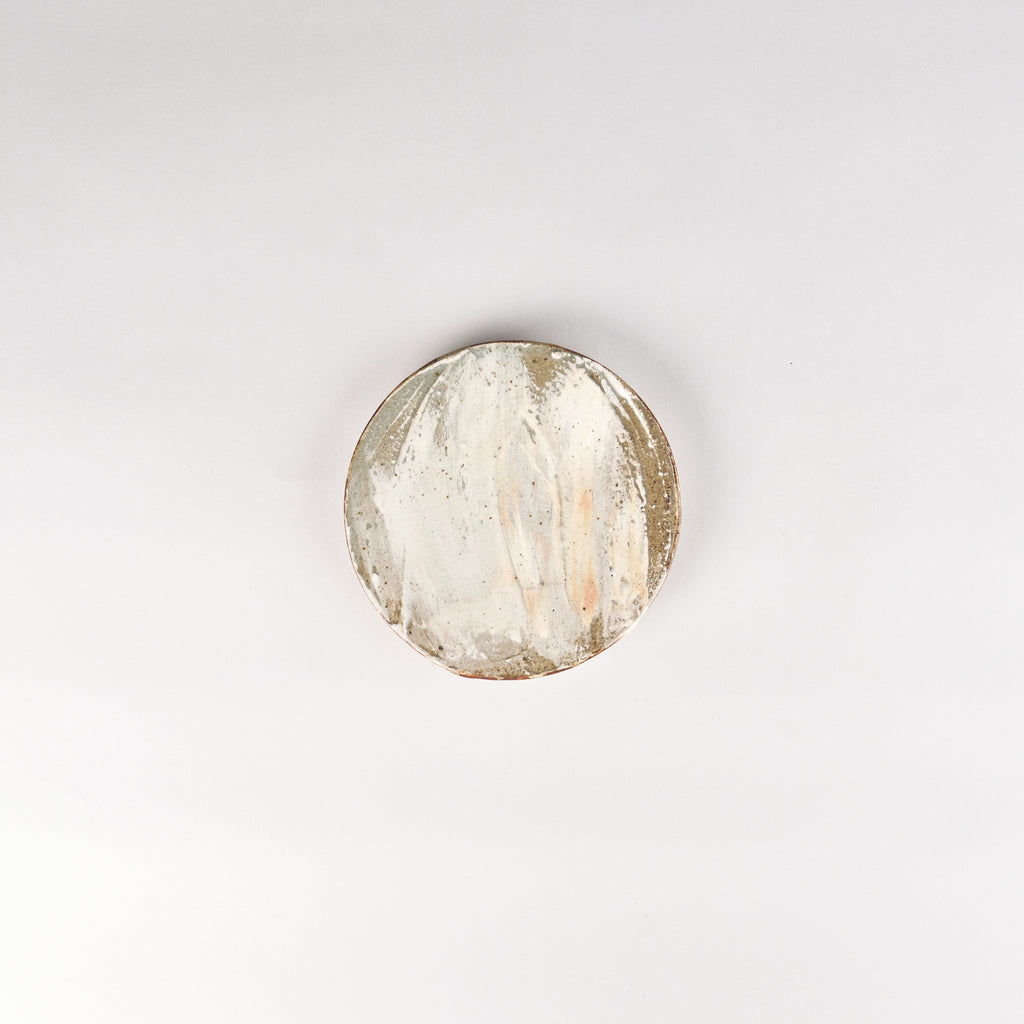 Jang Hun Seong Brush Glaze Round Plate XS, 13.5 x 3.5 x 2.8cm