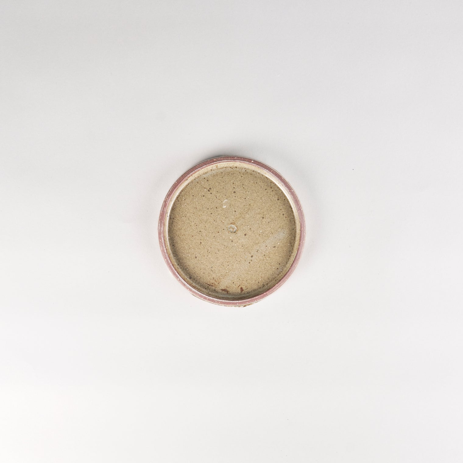 Jang Hun Seong Brush Glaze Round Plate XS, 13.5 x 3.5 x 2.8cm