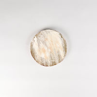 Jang Hun Seong Brush Glaze Round Plate Small, 15 x 1.5cm