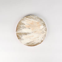 Jang Hun Seong Brush Glaze Round Plate Medium, 18.3 x 1.5cm