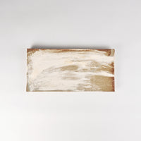 Jang Hun Seong Brush Glaze Rectangle Plate, 27.5 x 13 x 1.5cm