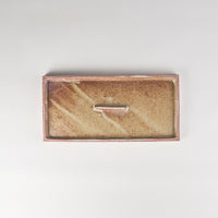 Jang Hun Seong Brush Glaze Rectangle Plate, 27.5 x 13 x 1.5cm