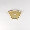 Jang Hun Seong Fan Pattern Plate in Green, 19.5 x 11.7 x 2cm