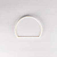 Jang Hun Seong Half-Moon Pattern Plate in White, 18 x 14.8 x 1.5cm