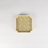 Jang Hun Seong, Swastika Square Pattern Plate, Green, 13.8 x 13.8 x 2cm