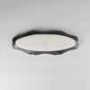 Usukiyaki, Rinka Oval Long Plate, Black