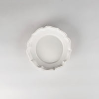 Usukiyaki, Ryouka Rim Plate Small, White