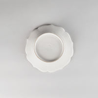 Usukiyaki, Ryouka Rim Plate Small, White