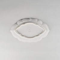 Usukiyaki, Oval Plate Small, White