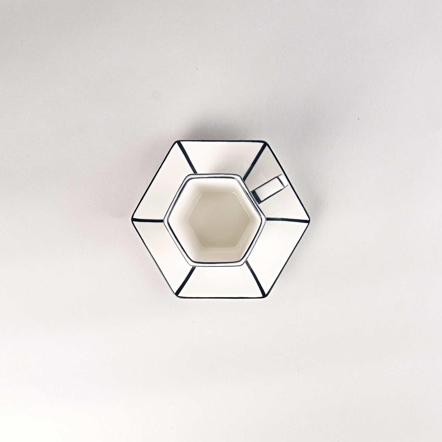 Carte Blanche Espresso Cup with Saucer by Annebet Philips