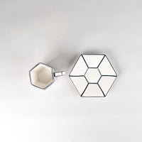 Carte Blanche Espresso Cup with Saucer by Annebet Philips