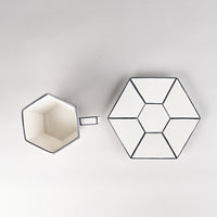 Carte Blanche Cappuccino Cup with Saucer by Annebet Philips