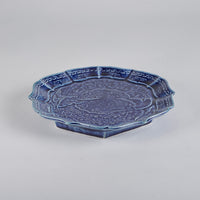 Takimuro Kiln,Bird pattern plate, 21.5cm