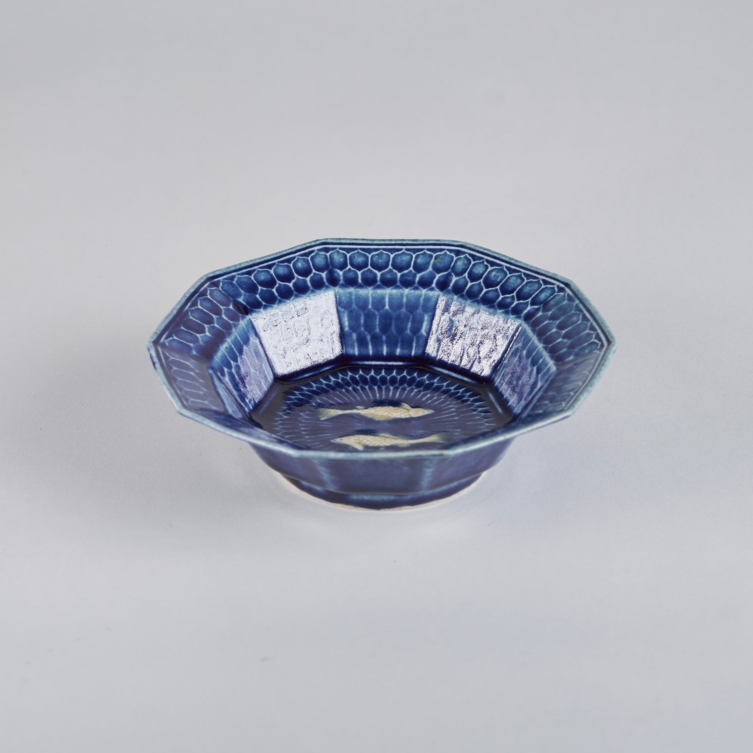 Takimuro Kiln,Double Fish Bowl, 16cm