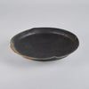 Yukiko Kiln Black Plate, 20cm x H5.2cm