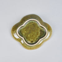 Takimuro Kiln,Pair Rabbit Small plate, 13.4cm x 11.5cm