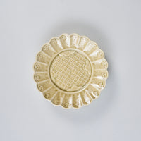 Takimuro Kiln, Sunflower Plate, 12.8cm