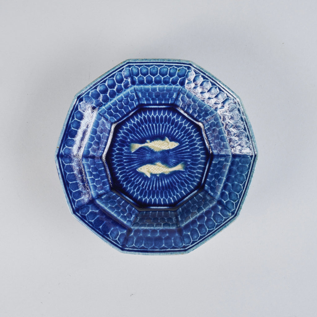 Takimuro Kiln,Double Fish Bowl, 16cm