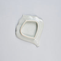 Takimuro Kiln,Petal Plate, 12.8cm x 14.6cm