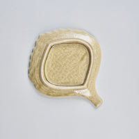 Takimuro Kiln,Fan-shaped plate, 12.9cm x 15.3cm