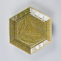 Takimuro Kiln,Medium Hexagen Plate, 21.5cm