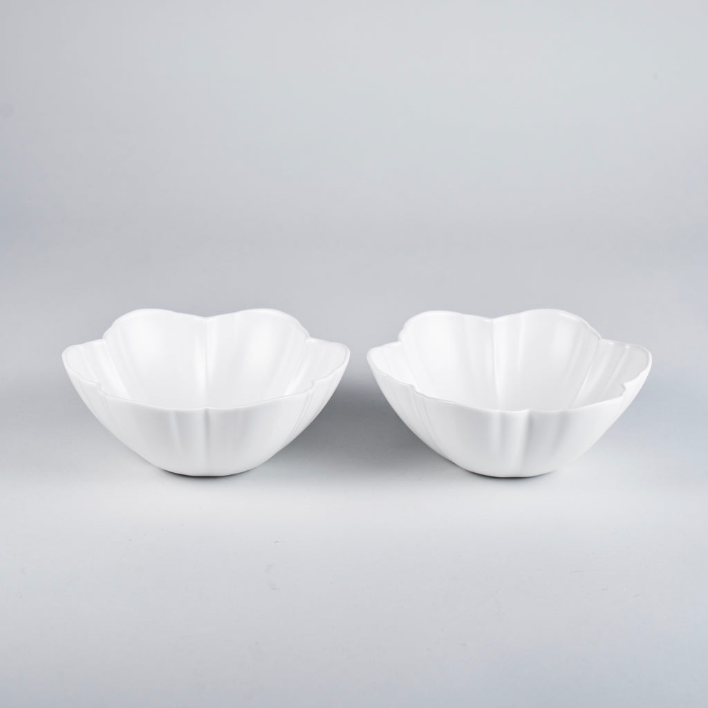 Mujagi Flower 2pcs gift set, Flower 06 round bowl, W18 x H6.2 cm