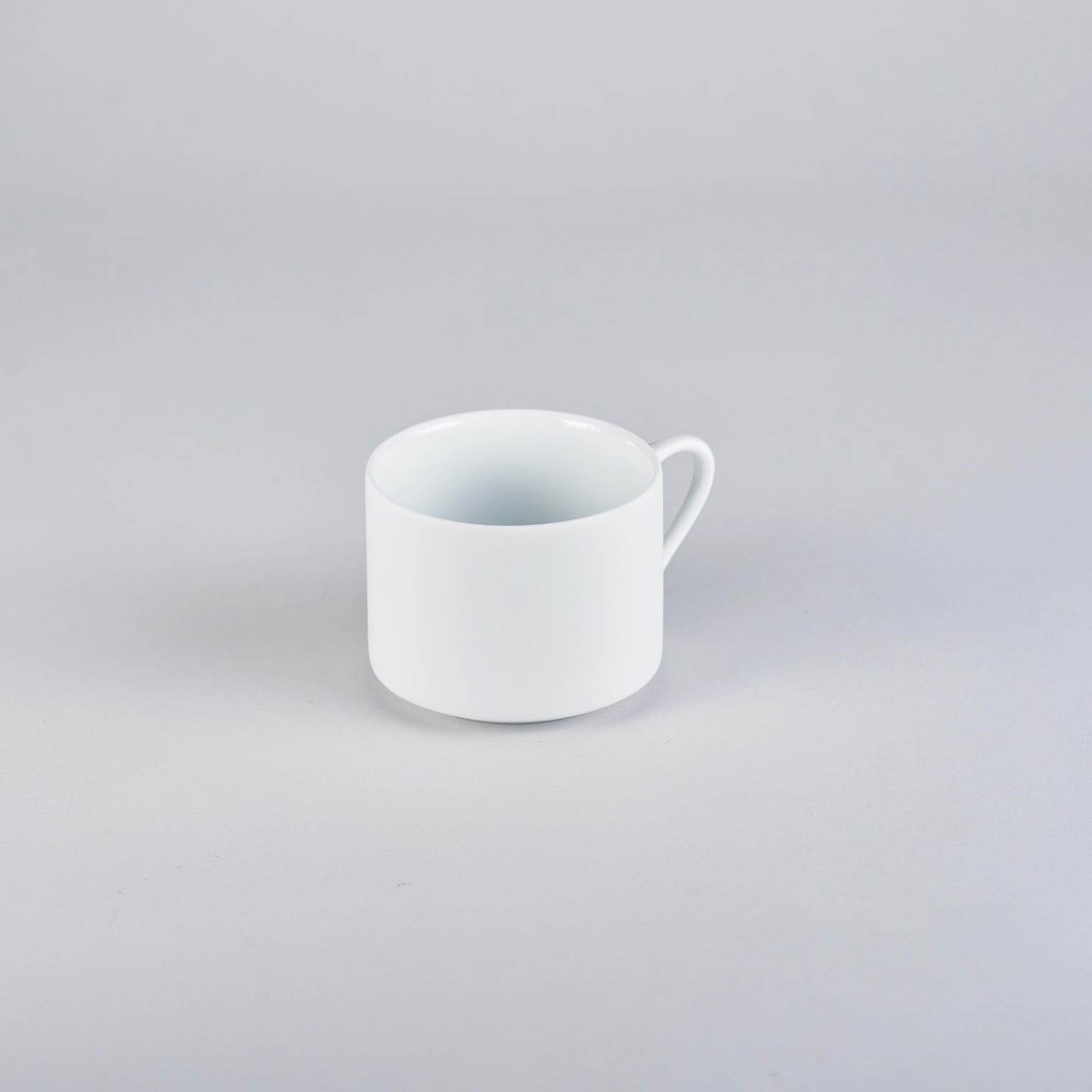 Bisque White Tea Cup, 7.5cm x H6.5cm, Design by Moriyama