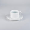 Bisque White Breakfast / Tea Saucer, D16cm, Moriyama