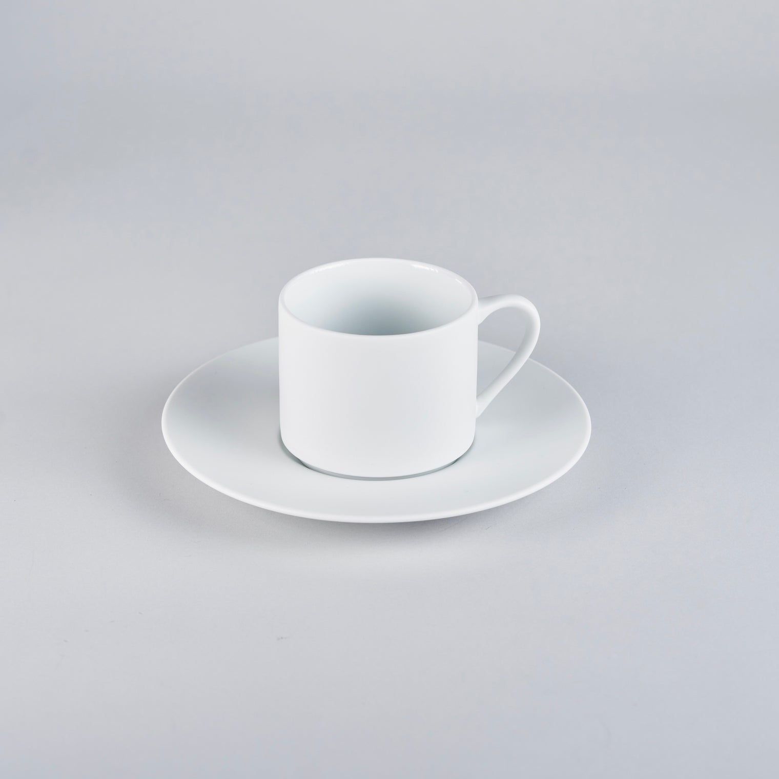 Bisque White Tea Cup, 7.5cm x H6.5cm, Design by Moriyama