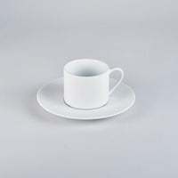 Bisque White Tea Cup, 7.5cm x H6.5cm, Design by Moriyama