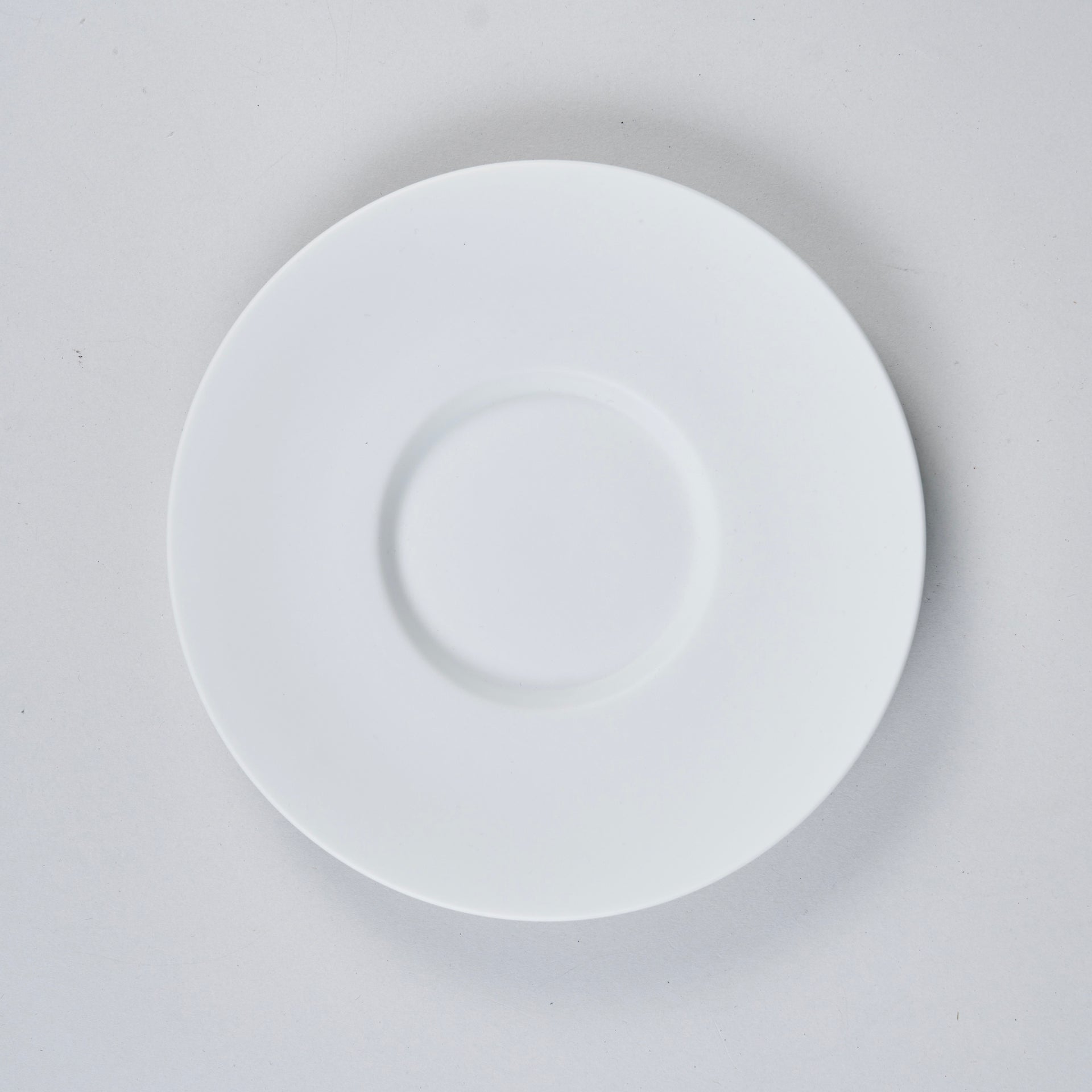 Bisque White Breakfast / Tea Saucer by Moriyama